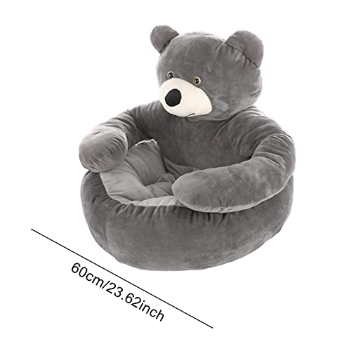 Cama para mascotas súper suave, cálido invierno lindo oso abrazo gato colchoneta para dormir, felpa grande cachorro perros cojín sofá comodidad suministros para mascotas para gatos pequeños Augneveres