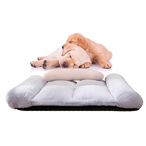 Cama para Perros para Mascotas Cama para Perros Mediana Grande Casa de Hierro Forjado Lavable Doghouse Golden Retriever Perrera para Mascotas Cuatro Estaciones HUYP