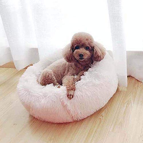 Cama para perros,Cama extra grande de piel sintética para perros, abrazos de donas, calmante, para mascotas, cojín para sofá, cama cálida para perros para dormir, para Labrador, Golden Retriever, Sa