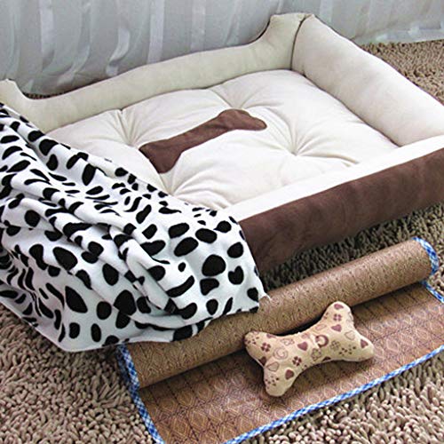 Cama para Perros,Gato Cama,Cama mascotas,Sofá para Perros,Cama para Perros,Perro Gato Mascota Colchón Lavable Suave y Cálida Algodón PP,con Parte Inferior Antideslizante Extremadamente Suave y Cómoda