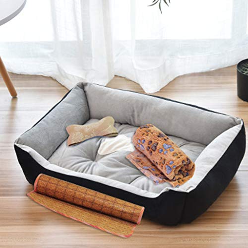 Cama para Perros,Gato Cama,Cama mascotas,Sofá para Perros,Cama para Perros,Perro Gato Mascota Colchón Lavable Suave y Cálida Algodón PP,con Parte Inferior Antideslizante Extremadamente Suave y Cómoda