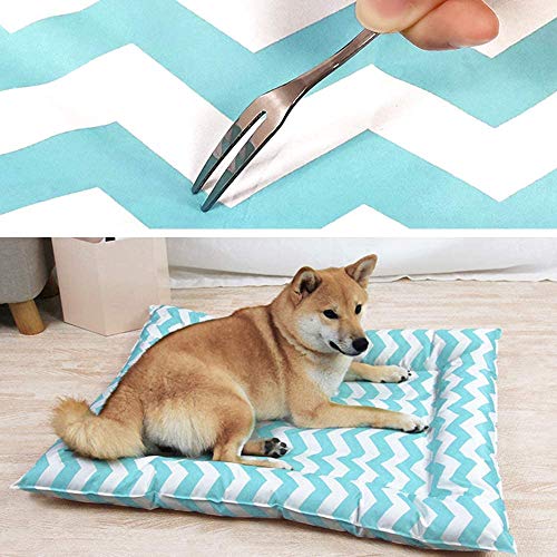 Cama Perro Fresca Manta Perro Verano colchoneta fría Manta Enfriador Alfombra para Mascotas Personas(M-56*66CM)