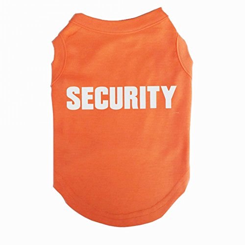 Camisa para Perro Camisetas Ropa de Verano para Cachorros Camiseta sin Mangas para Perros Chaleco Sudadera para Perro Pequeño Perro Mediano S,Naranja