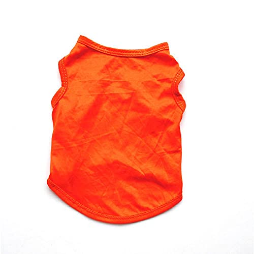 Camisa para Perros de Color sólido Ropa Barata para Perros para Perros pequeños Camiseta Suave y Bonita de Verano Chaleco para Cachorros Ropa para Mascotas para Perros pequeños de Peluche