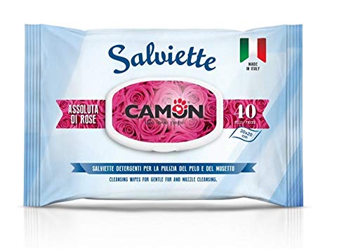 Camon Toallitas Perfumadas Rosa Absoluta 40Ud, Un tamaño 500 g