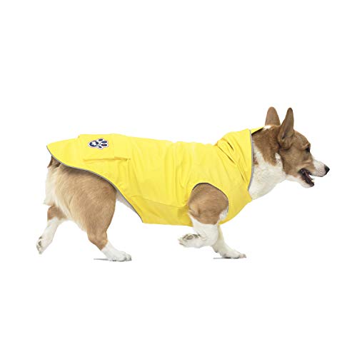 Canada Pooch CP01458 Torrential Tracker - Chubasquero (Talla 20), Color Amarillo