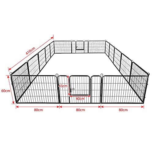 Caño para cachorros - Cercado para animales pequeños y roedores - de 8 elementos.