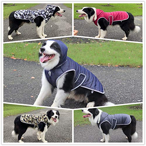 Cappotto Invernale Per Cani,Blanco Camuflaje Impermeable Ropa De Mascota Para La Ropa De Perro Para El Pequeño Perro Abrigo Chaqueta De La Chaqueta De La Mascota Para Los Perros Traje Chaleco Ab