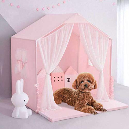 casa de Mascotas Perro Perrera Peluche pequeño Perro Gato Princesa Princesa Cama Mascota Test Nido Cuatro Temporadas universales Removibles y Tiendas Lavables (Color : 3, tamaño : X-Large)