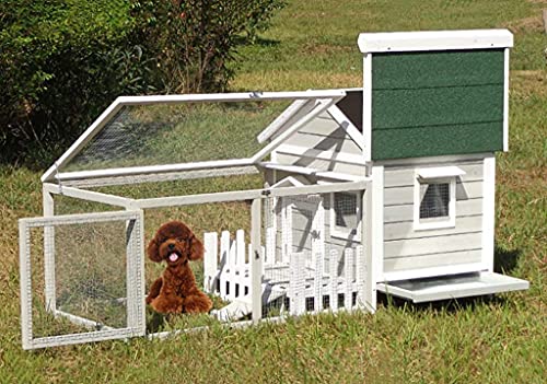 Casa para Perros con Porche Madera al Aire Libre para Mascotas Cabaña de Troncos Estilo Perrera Resistente a la Intemperie Muebles para Mascotas para el hogar a Prueba de Agua para