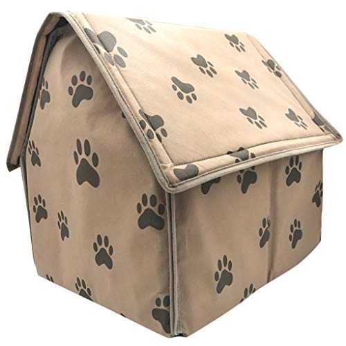 Caseta de Perro, Pequeña huella cama del animal doméstico Carpa del gato de la perrera cubierta portátil Nido Trave animal doméstico del gato del animal doméstico cama del perro cama del perro Casa pl