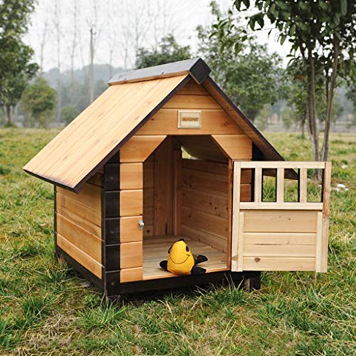 Casetas para perros Caseta Para Mascotas Jaula Para Gatos Jaula Jardín Exterior Para Perros Caseta Para Gatos Jaula Hogar Jaula De Madera Para Mascotas Jaula Para Mascotas Lavado Extraíble Carga 10 Kg