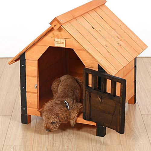 Casetas para perros Caseta Para Mascotas Jaula Para Gatos Jaula Jardín Exterior Para Perros Caseta Para Gatos Jaula Hogar Jaula De Madera Para Mascotas Jaula Para Mascotas Lavado Extraíble Carga 10 Kg