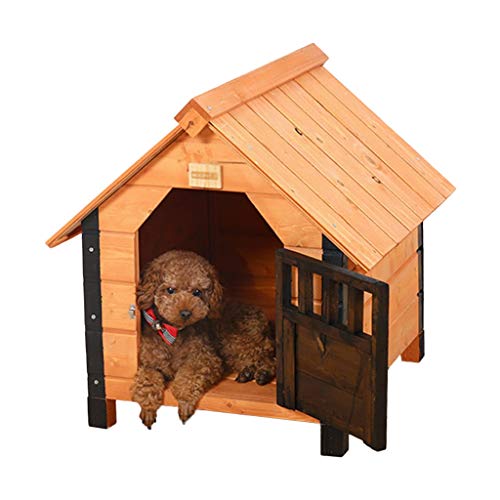 Casetas para perros Caseta Para Mascotas Jaula Para Gatos Jaula Jardín Exterior Para Perros Caseta Para Gatos Jaula Hogar Jaula De Madera Para Mascotas Jaula Para Mascotas Lavado Extraíble Carga 10 Kg