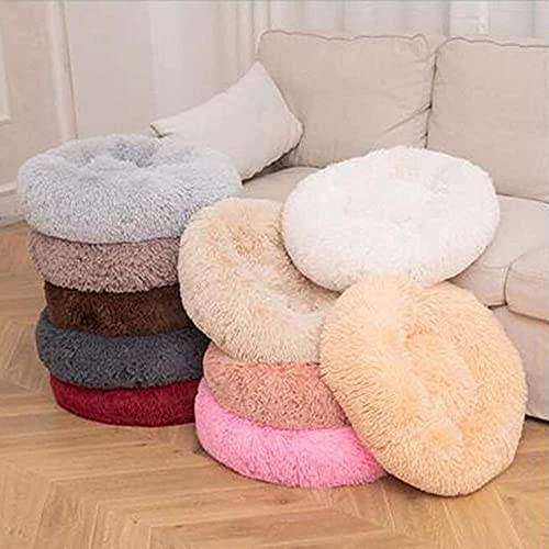 Cat and Dog Bed Felpa Sofá Redondo Cojín Cesta Donuts Cama para Mascotas Ciudad Cálida Reposabrazos Cálidos Cama para Perros Donuts-120 Cm_una Especie De Pequeño Mediano Cama Gato Cama Perro Grande