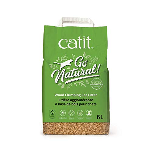 Catit Catit Go Natural! Arena De Madera para gatos, 6L, 1 unidad