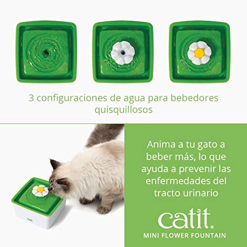 Catit Mini Bebedero Flor, 1.5 L