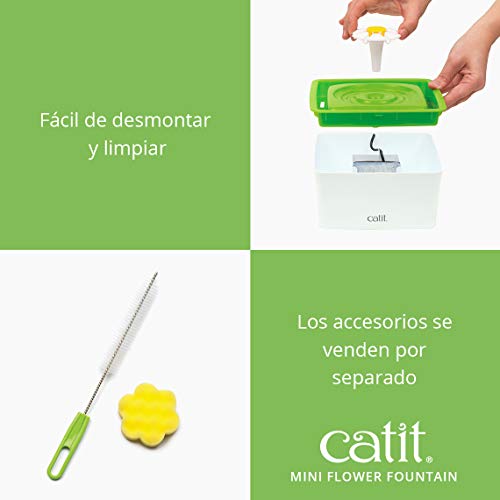 Catit Mini Bebedero Flor, 1.5 L