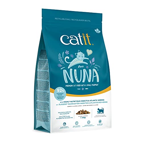 Catit Nuna Pienso Proteína Insecto y Arenque, 5 Kg