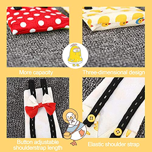 CDIYTOOL 3 pañales impermeables ajustables de pato de pollo, pañales para patitos para mascotas, ropa de ganso, suministros para aves