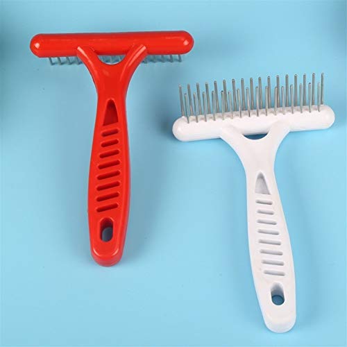 Cepillo para mascotas Caniche del perro casero y estética Rake - cepillo del animal doméstico Corto Largo gruesa piel caída del cabello Quitar gato novio Rastrillo cepillo peine perro cachorro herrami