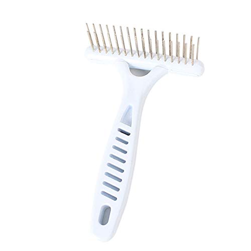 Cepillo para mascotas Caniche del perro casero y estética Rake - cepillo del animal doméstico Corto Largo gruesa piel caída del cabello Quitar gato novio Rastrillo cepillo peine perro cachorro herrami