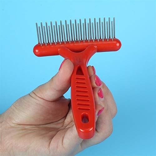 Cepillo para mascotas Caniche del perro casero y estética Rake - cepillo del animal doméstico Corto Largo gruesa piel caída del cabello Quitar gato novio Rastrillo cepillo peine perro cachorro herrami