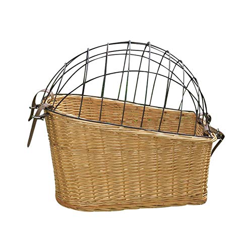 Cesta para bicicleta para perros grande para montaje trasero Willow Cesta para bicicleta para perros para gatos de hasta 25 libras