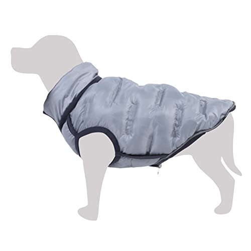 Chaleco Acolchado Reversible Dos Azules Noruega - S/25cm - Ropa para Perros - Ayuda a protegerlos del frío - Abrigos, Sudaderas, Jerseys, Chalecos, Chaquetas, sueters, Impermeables y más