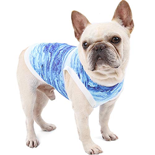 Chaleco de Refrigeración para Perros Ropa de Abrigo Fresca Instantánea para Mascotas Camiseta para Mascotas Camiseta de Verano Chaqueta de Arnés de Malla Transpirable para