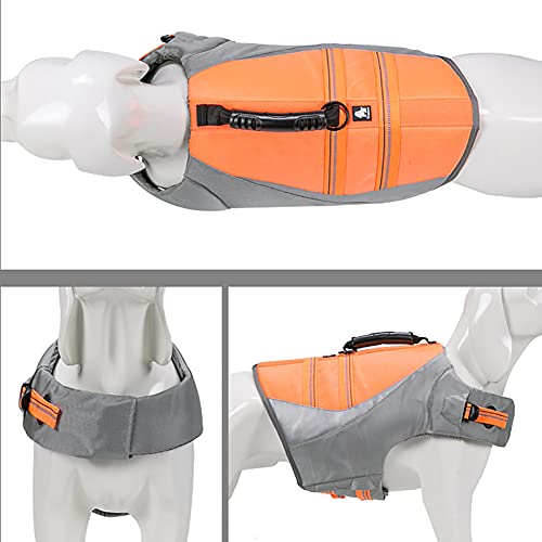 Chaleco salvavidas para perro, traje de baño ajustable para mascotas, ropa de seguridad para perros grandes, medianos y pequeños, color amarillo XXS