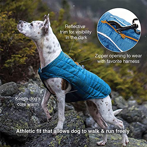 Chaqueta reversible para perros Chaqueta reflectante resistente al agua para perros