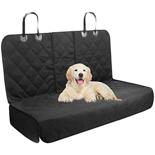 ChicPet Funda de Asiento de automóvil, Forro de Maletero y Hamaca con Correa de cinturón de Seguridad para Mascotas y Bolsa de Almacenamiento Impermeable X Grande Negro