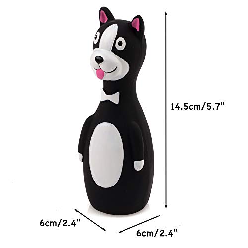 Chiwava Paquete de 3 5.7" Juguete de Latex para Perros Pequeños y Divertidos de Juego Interactivo