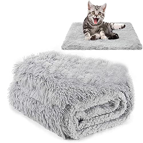 CHMMY Esponjosas Felpa Mantas para Camas para Perros Gatos Colchón Doble Lado Mantas para Mascotas Suave y Linda Cálido Manta Lavable Sofá y Vehículos de Colchón para Gatos y Perros