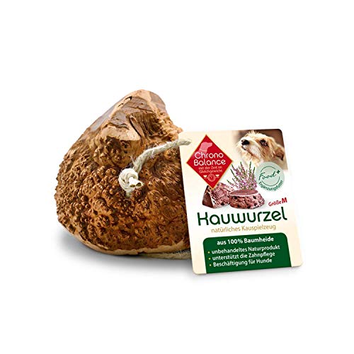 ChronoBalance® Raíz para masticar M para perros de curación de árbol, producto 100% natural, sin aditivos, juguete para masticar, sin astillas, el juguete natural para perros