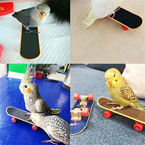 CHSEEO Set de 7 Juguetes de Entrenamiento de Aves Juguete de Rompecabezas de Bloques de Madera Entrenamiento de Loros Juegos de Loro Jugando de Pie para Loros, Periquitos, Conures, Cacatúas