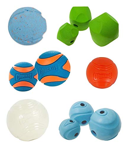 Chuckit! Juguete para Perro Juego de Lanzamiento de Pelotas para Perros, Pack de 3 Unidades