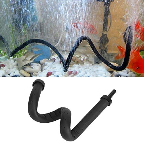 Cikonielf Barra de Burbujas de Aire para Acuario, difusor de Aire de Pared Flexible de plástico, pecera, Piedra de Aire, liberación de Burbujas, Barra difusora de oxígeno(30 centimetros)