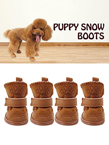 Cipliko Zapatos para Perros Protección De Patas Zapatos para Perros Impermeables Zapatos para Perros Zapatos Antideslizantes Botas para La Nieve para Perros, Botas para Perros