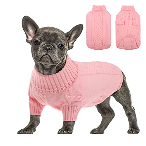 CITÉTOILE Jersey para perros Color puro, rosa, S