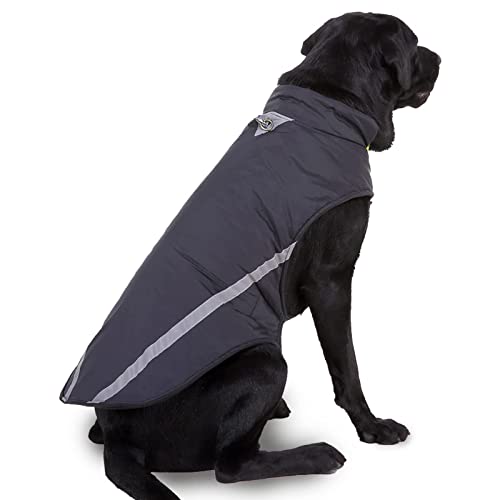 CJCSM Chubasquero para Perros, Chaqueta Impermeable para Perros Chubasquero con Capucha para Perros Mono para Cachorros Poncho de Lluvia con Forro Polar cálido (Purple Small)