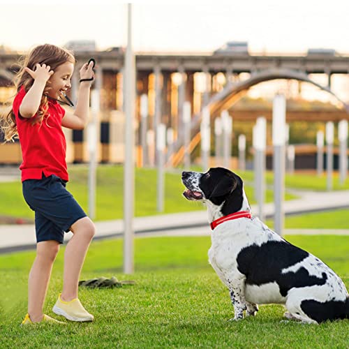 cobee Silbato y clicker de entrenamiento para perros, silbato de perro profesional con cordón para entrenamiento de cachorros de señuelo (Negro)