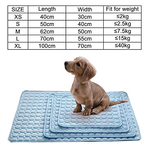 Colchón para Perros Matera de perro enfriamiento de verano Alfombrilla de verano para perros Gato Manta Sofá cama transpirable PET PET Bed Summer Lavable para pequeños perros grandes para perros