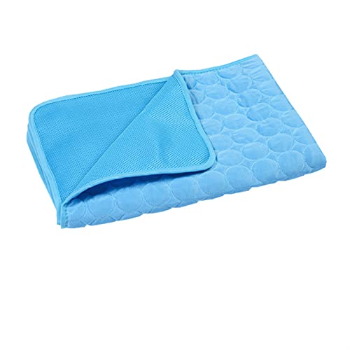 Colchón para Perros Matera de perro enfriamiento de verano Alfombrilla de verano para perros Gato Manta Sofá cama transpirable PET PET Bed Summer Lavable para pequeños perros grandes para perros