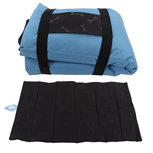 Colchoneta para Dormir para Perros, Cama de Viaje para Perros, Plegable Y Portátil, Duradera Y Lavable, Impermeable, para Perros Medianos Y Grandes, para Acampar, Colchonetas para Mascotas