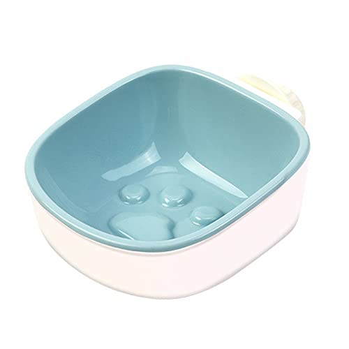 Colgante Perro Anti-Choking Alimentador Lento Bowl Pet Cat Comer Alimentos Dispensador de Agua Anti-Inclinación Ralentización Comer Entrenador para Jaula