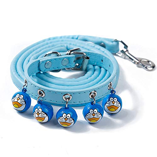 Collar De Campana De Dibujos Animados, Collar De Gato, Campana De Peluche, Cuerda De Remolque, Conjunto De Cuerda De Remolque, Accesorios para Correa Perro Coche Arnés Perro Mediano