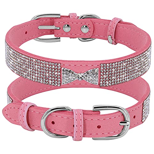 Collar De Perro Collar De Perro Pequeño De Diamantes De Imitación Brillante Collar De Collares De Gato De Cachorro De Diamantes De Imitación Brillantes Para Perros Pequeños Medianos Gatos Chihuahua Y