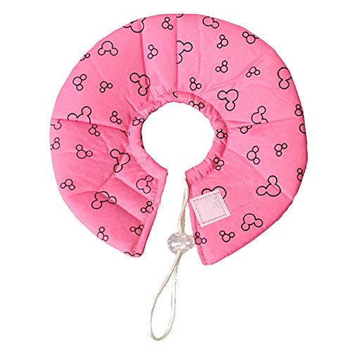 Collar isabelino ajustable para mascotas pequeños animales isabelinos cuello cubierta cono para hámster